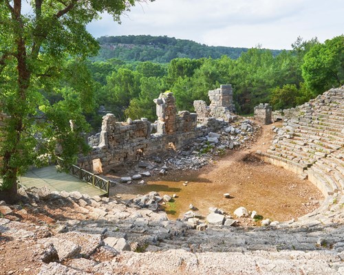 Remains of the city of Troy