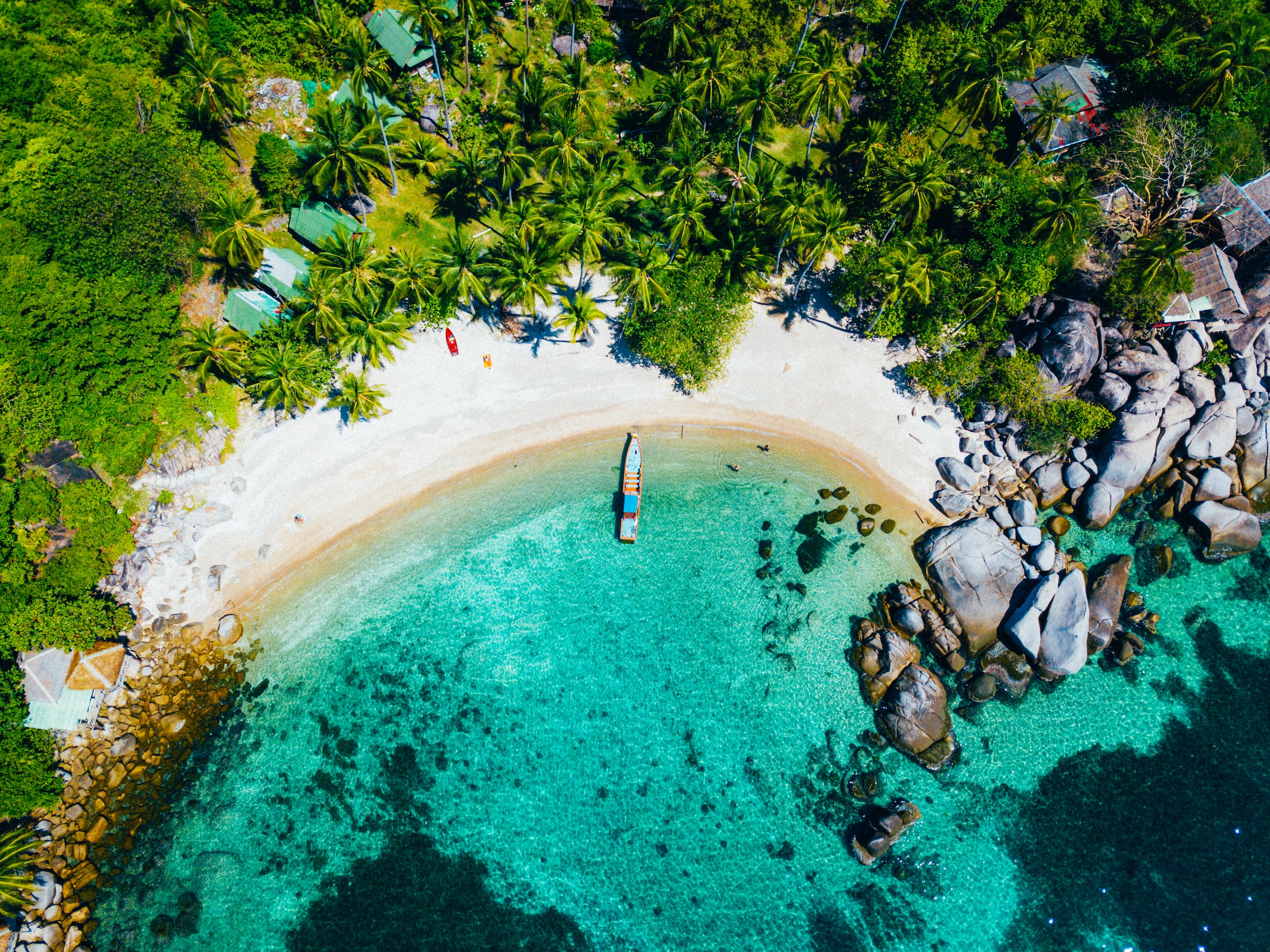 Aerial view of Ko Similan Beach