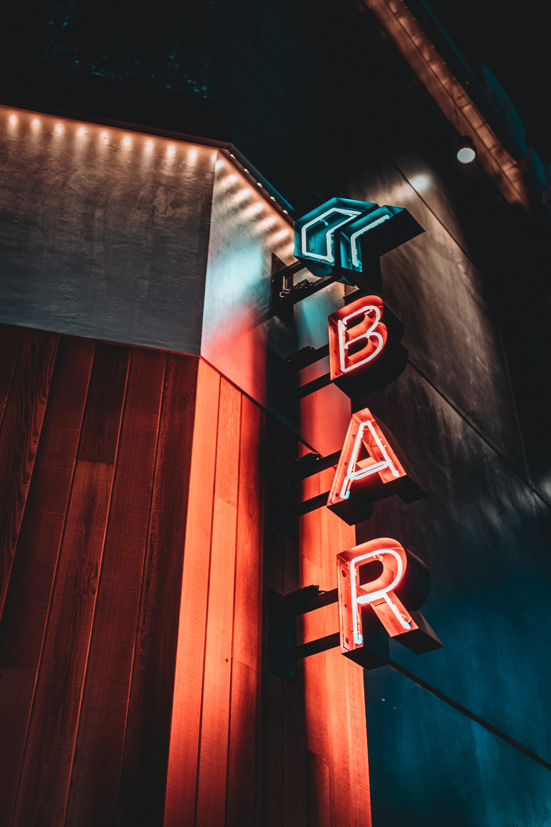Neon bar sign