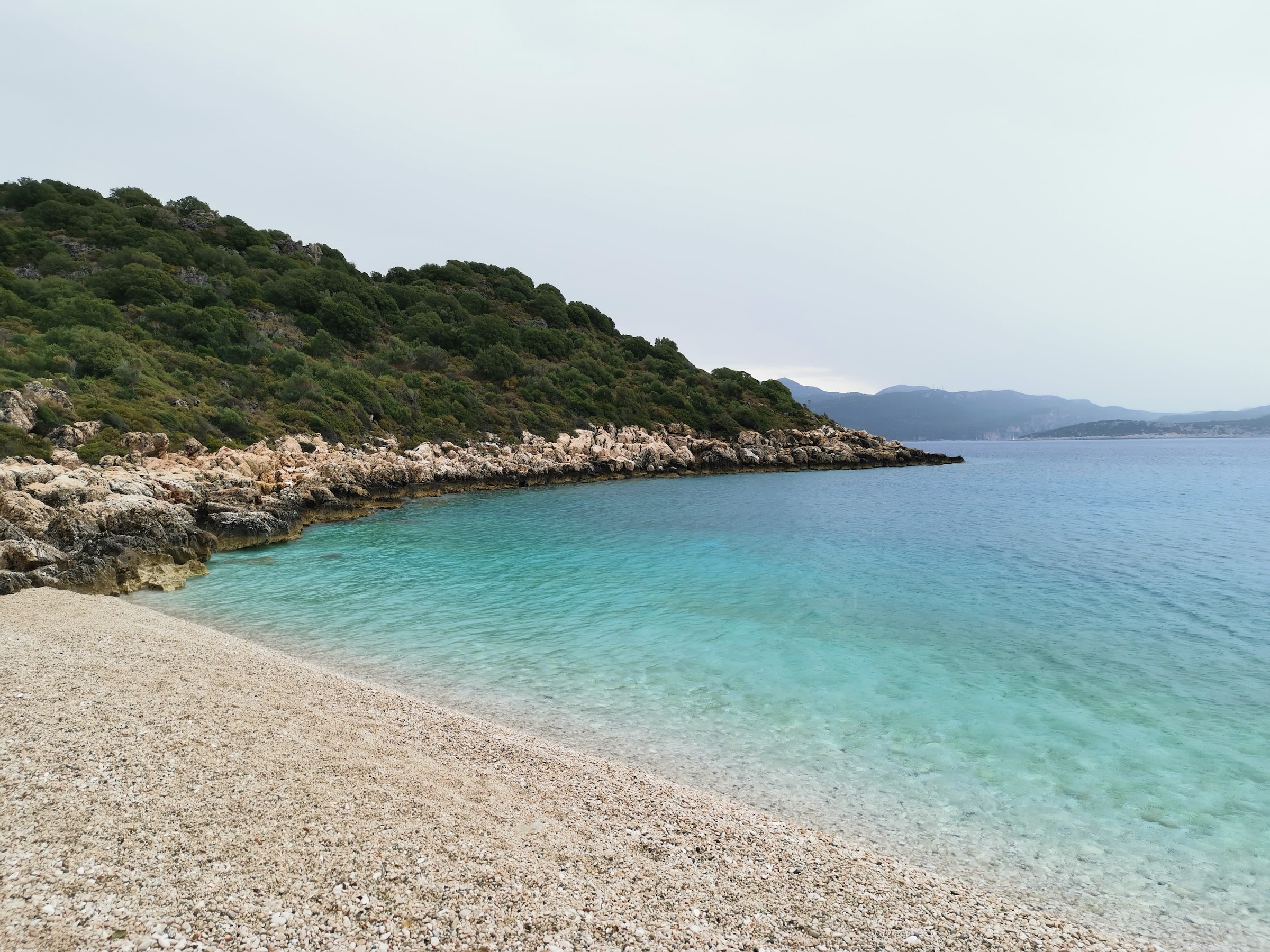 An angle photo of Damlatas Beach