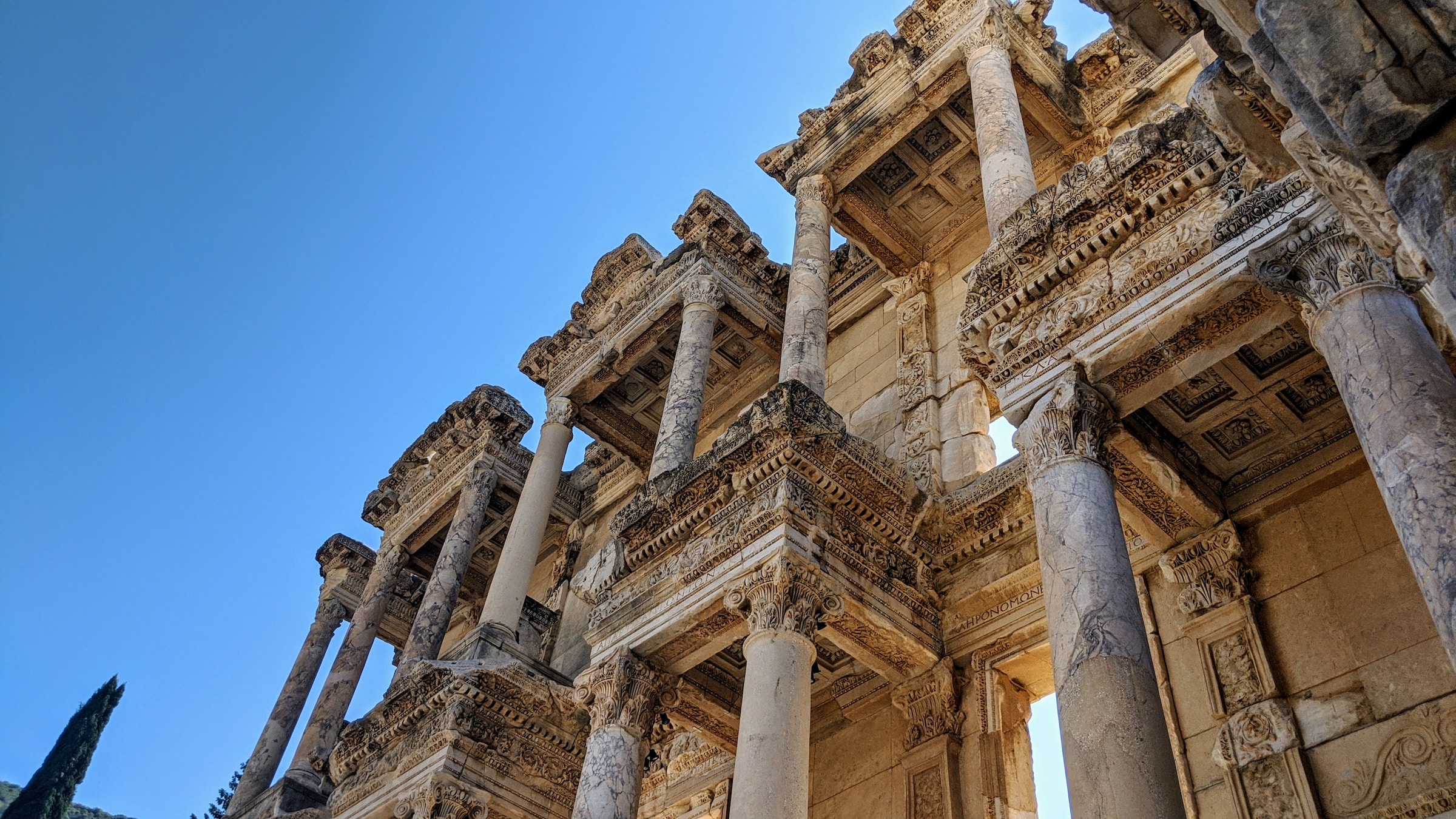 Columns in Ephesus Ruins