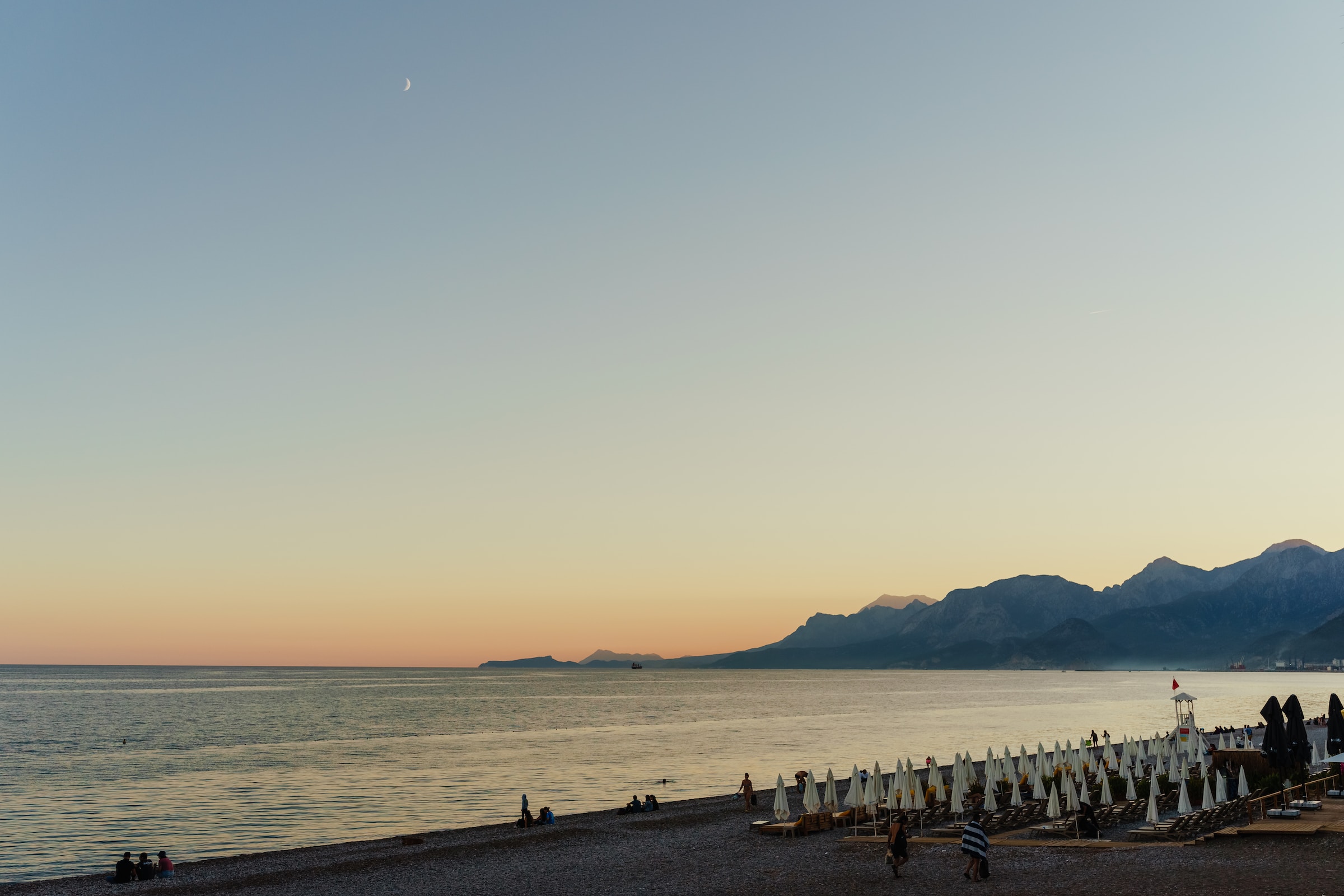 Tosmur Beach at Sunset
