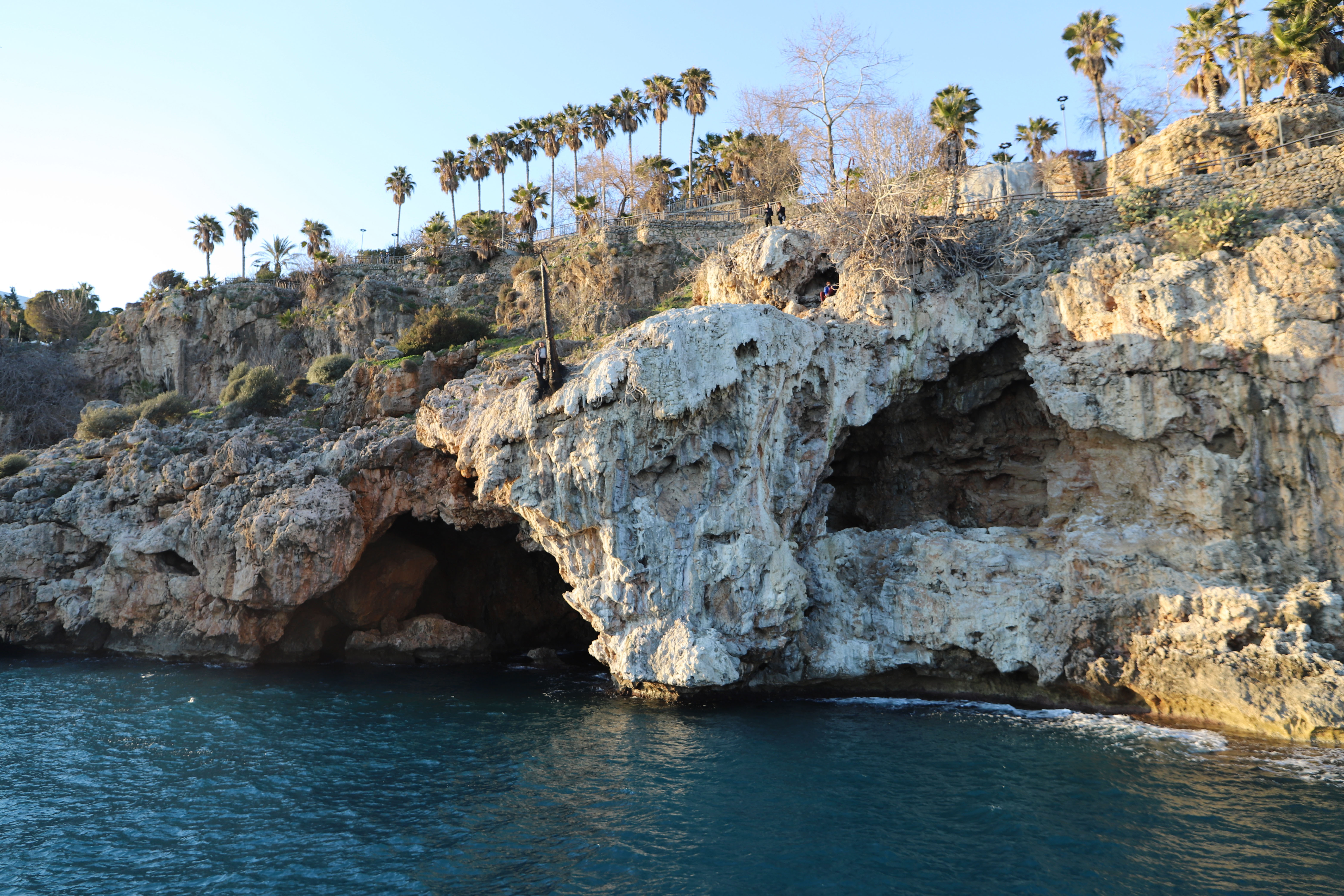 Karain Cave by the azure sea