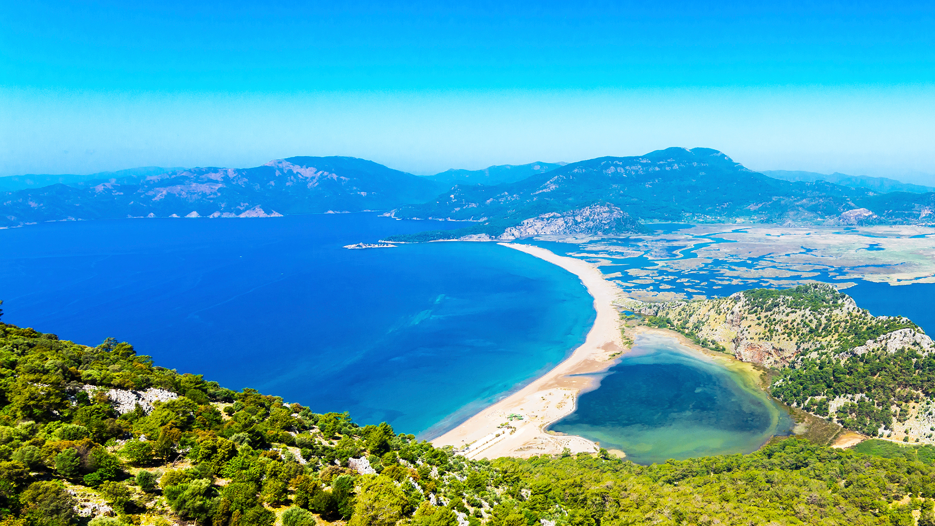 Iztuzu or Turtle beach Dalyan in Dalaman