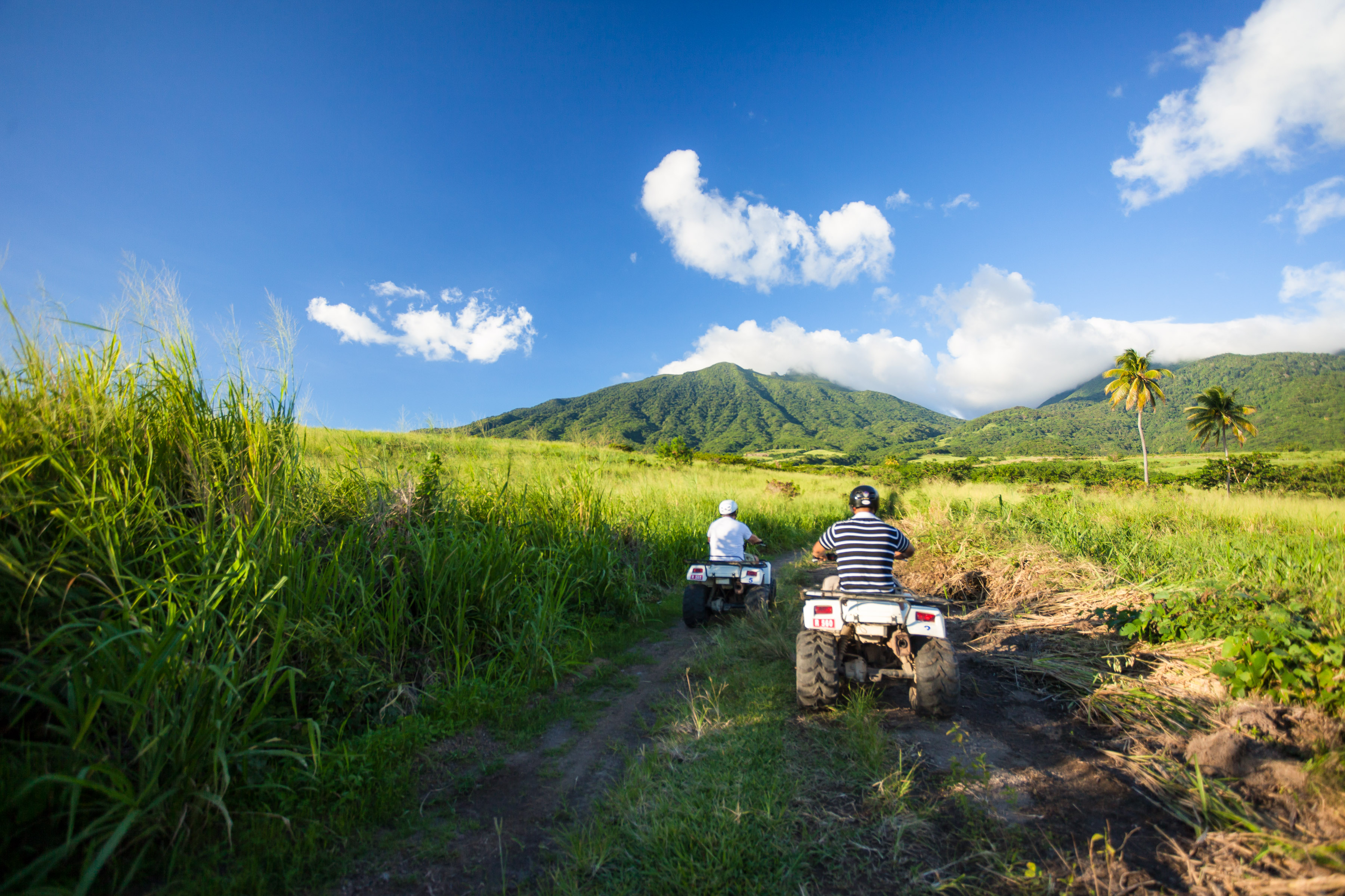 Quad bike tour through St. Kitts