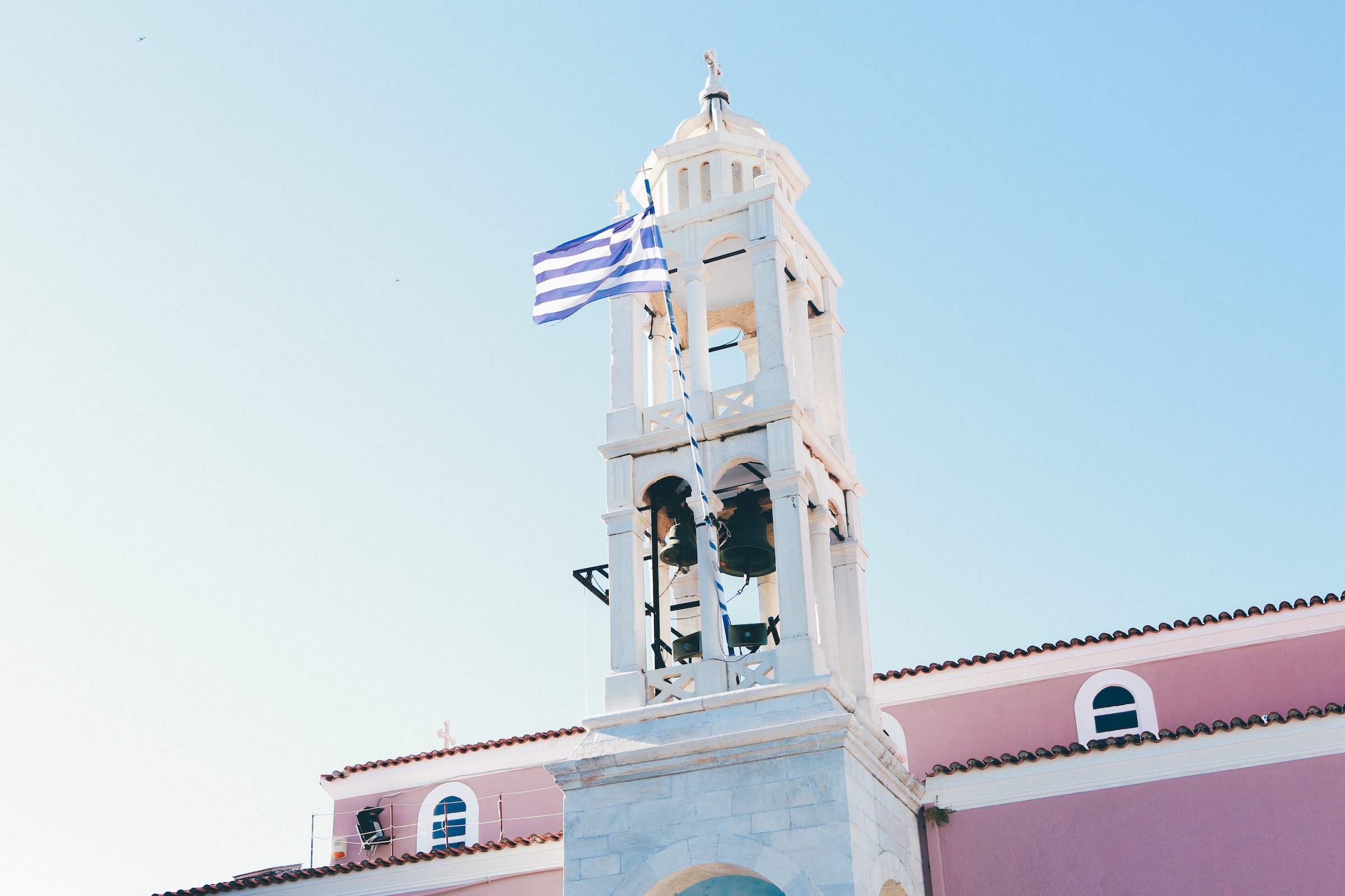 Skiathos clock tower