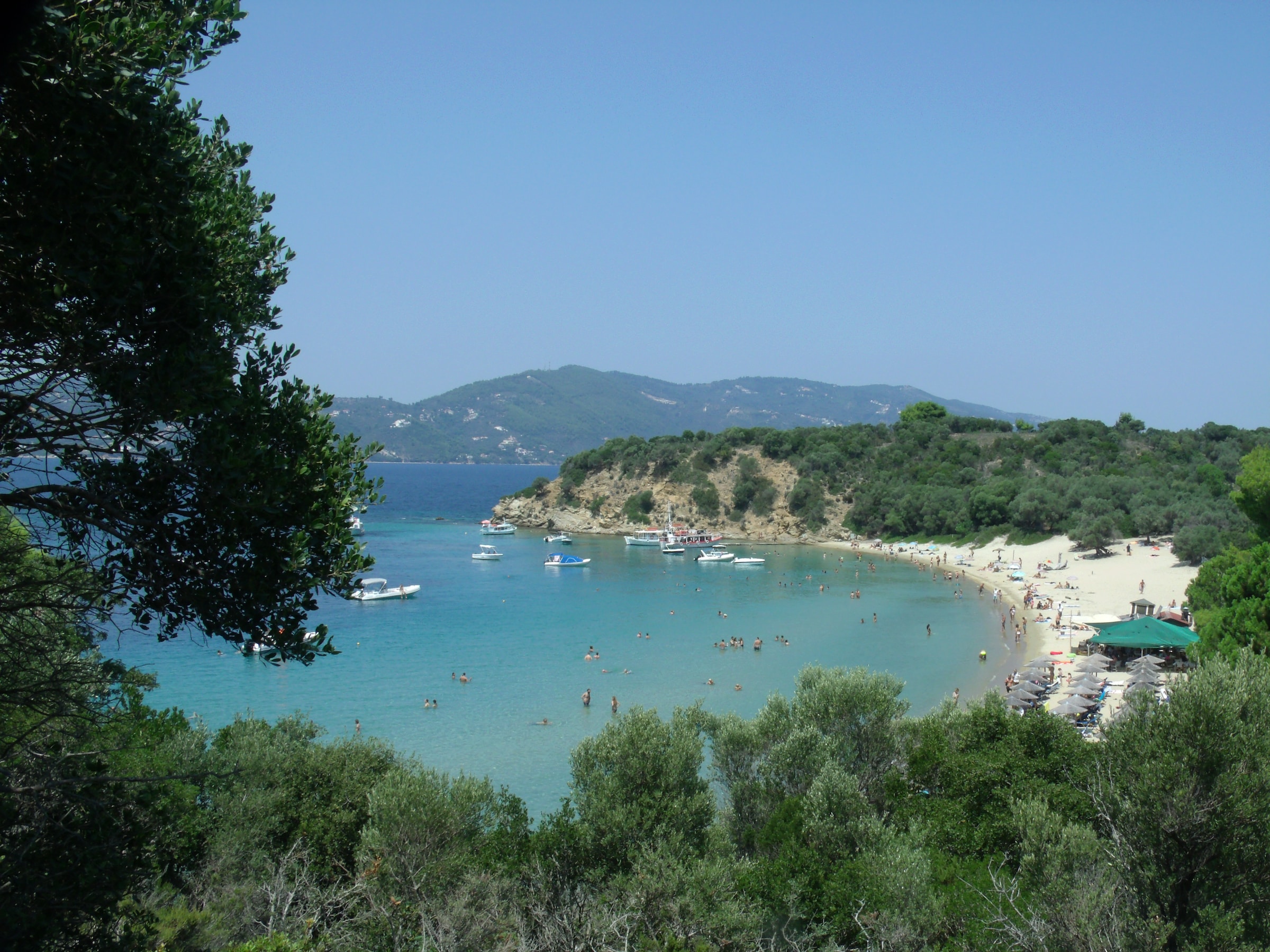 Island of Tsougria from distance