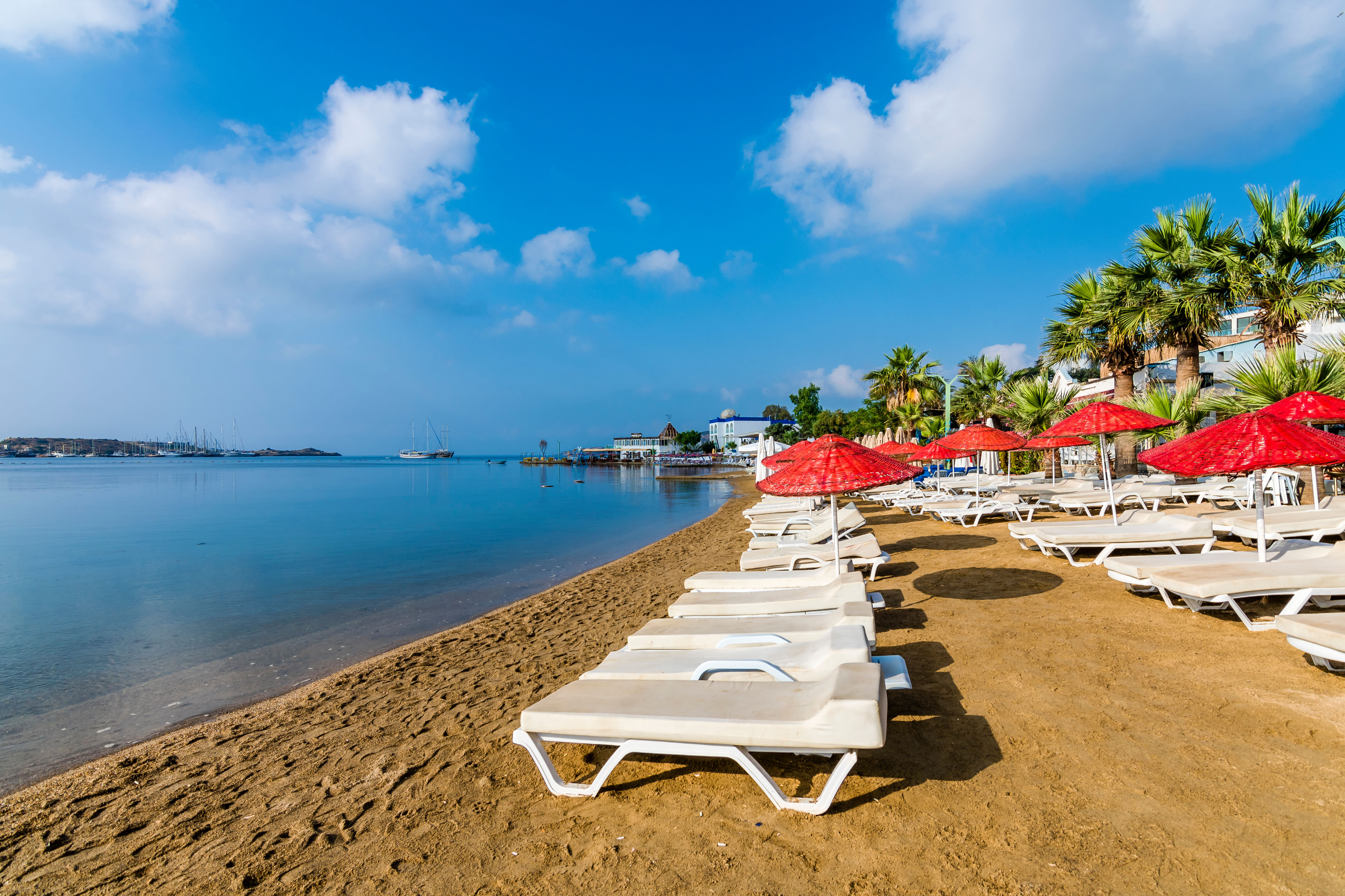 Gumbet beach in Bodrum