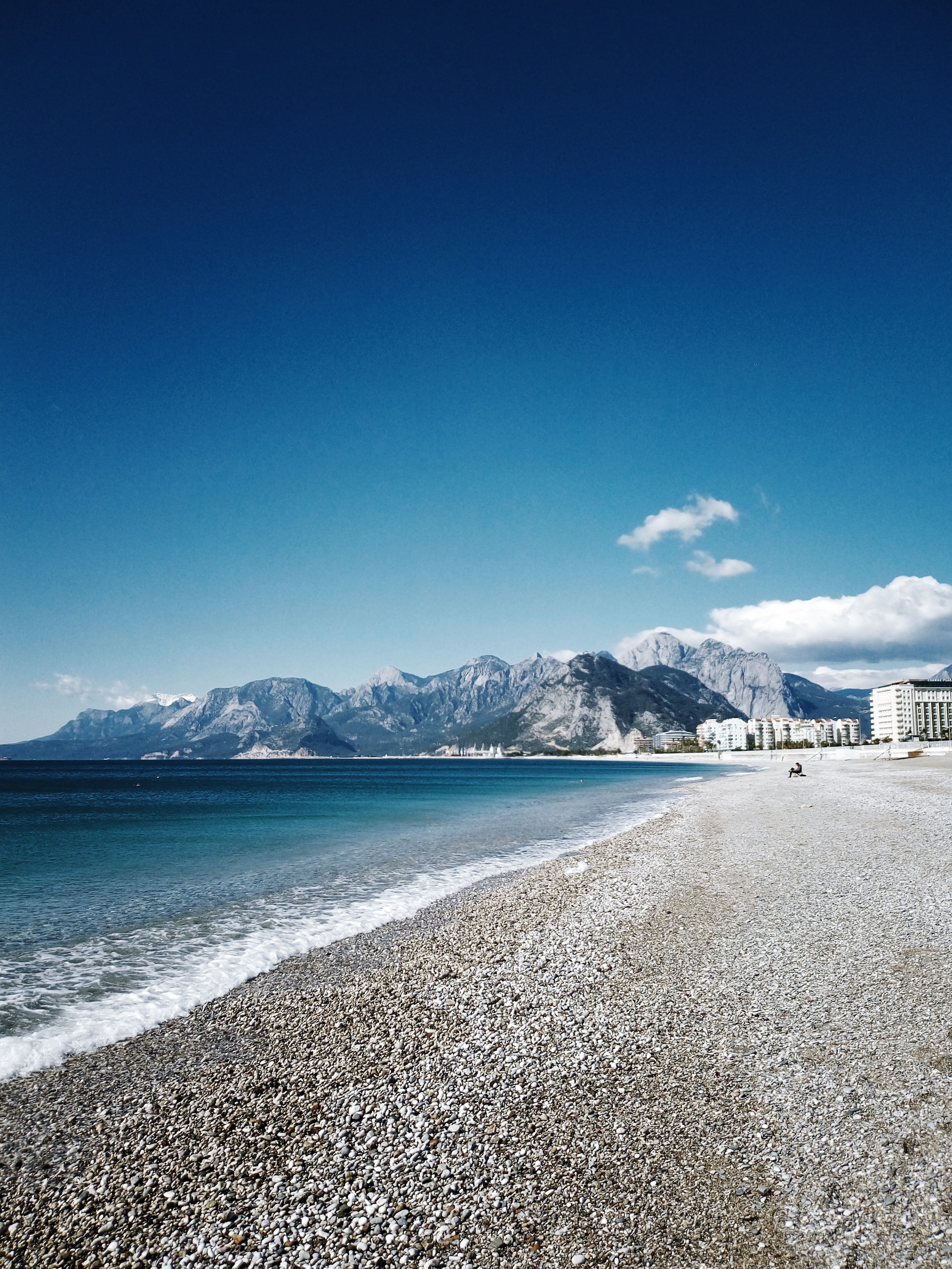 Nude-toned sand and shingle by Patara Beach