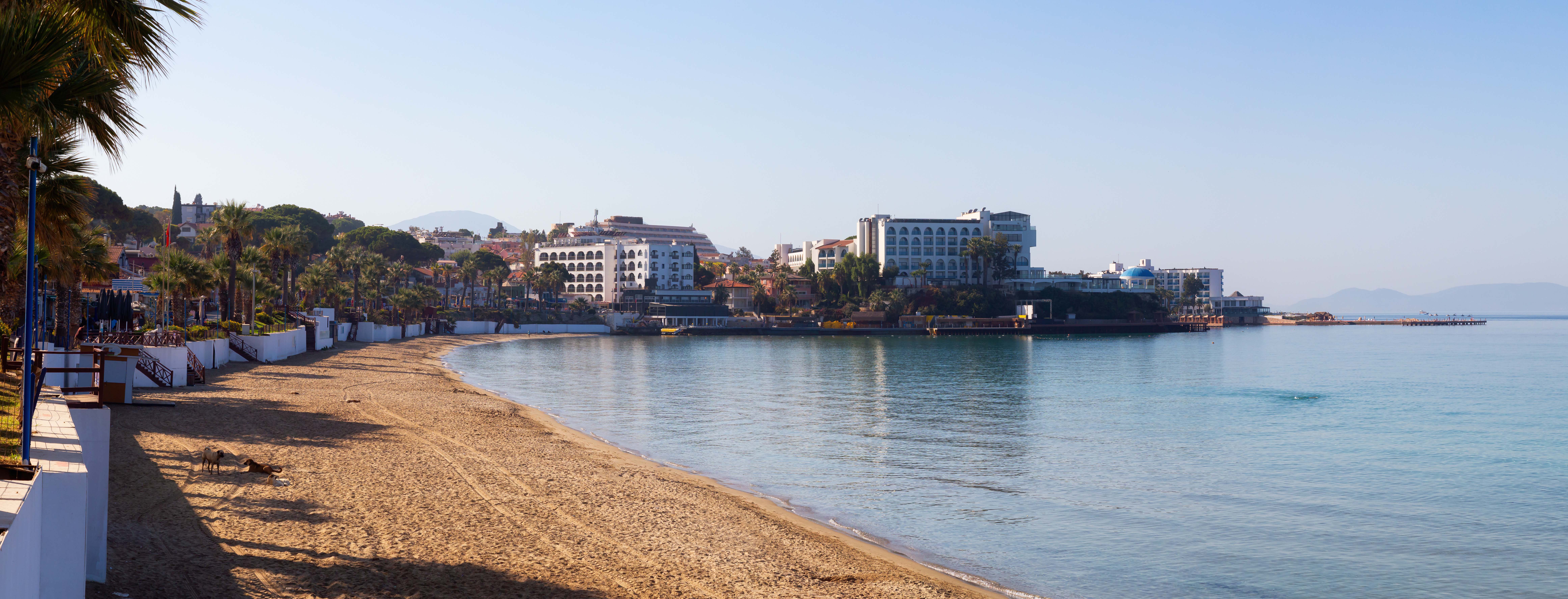Ladies beach in Kusadasi