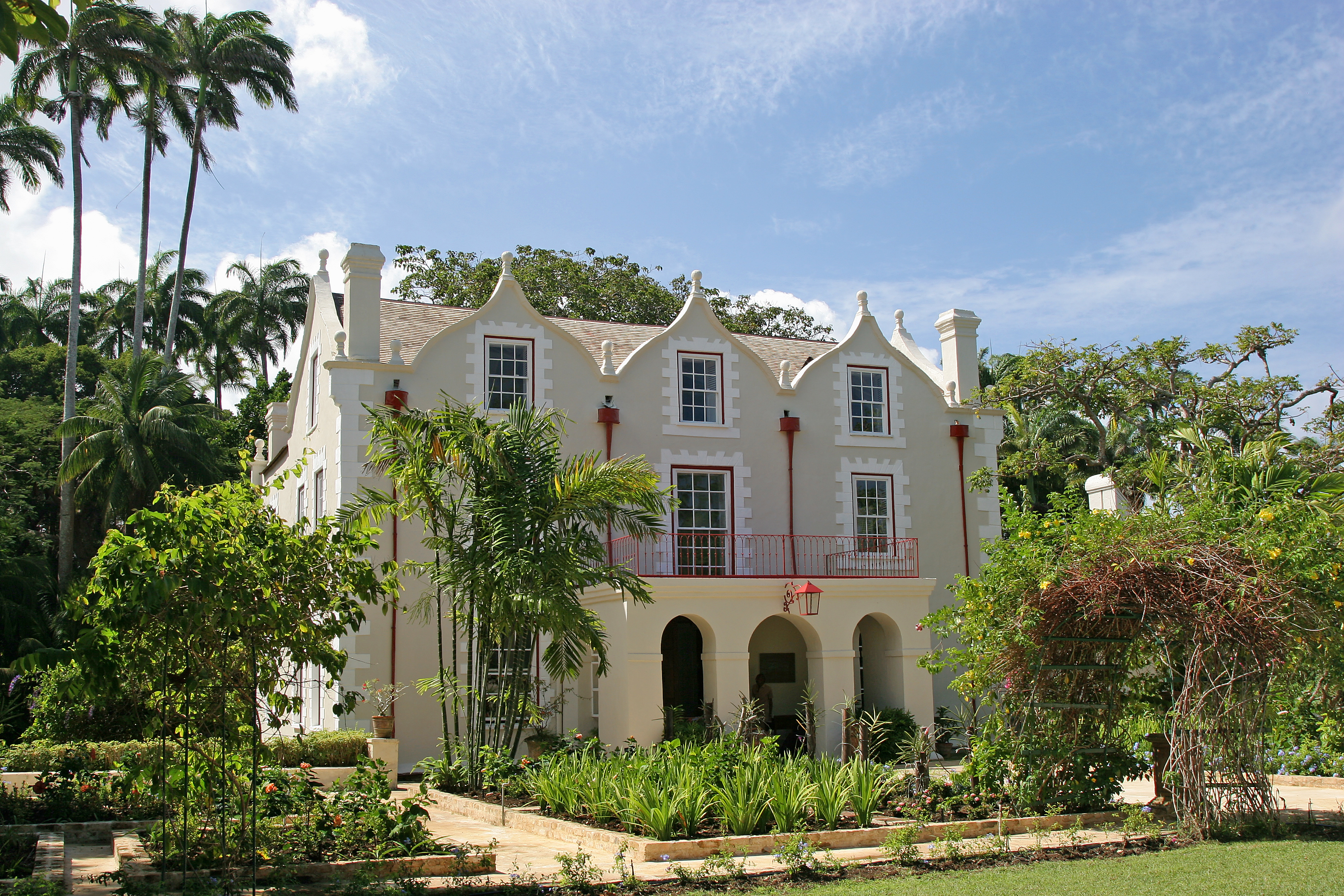 Exterior view of St Nicholas Abbey in Barbados