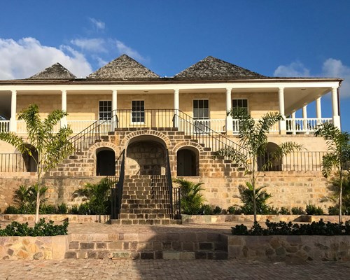 Exterior of Clarence House in Antigua