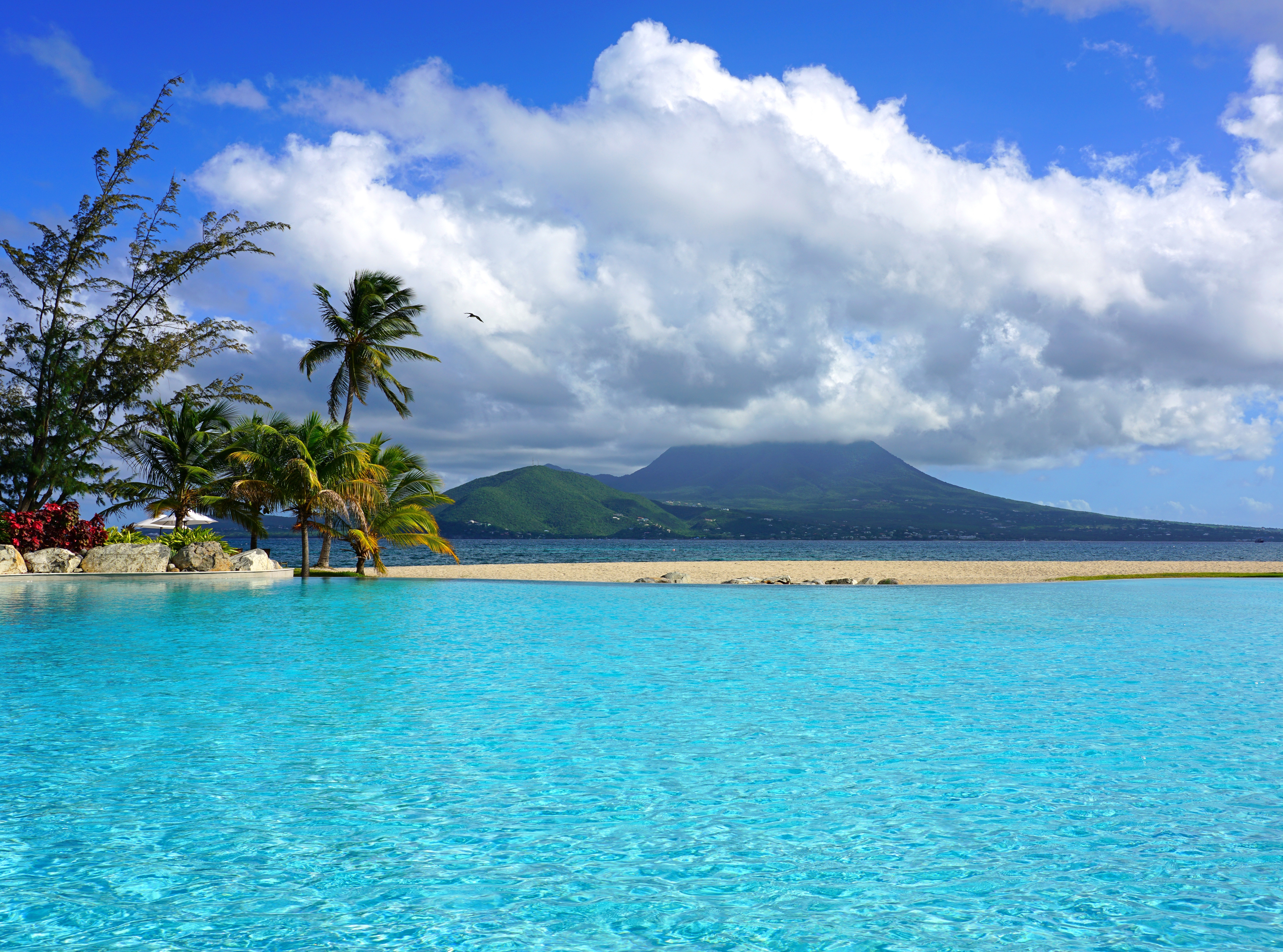 View of Nevis peak across the Water 