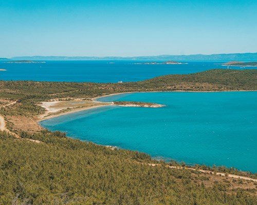 Aerial view of the Blue Lagoon