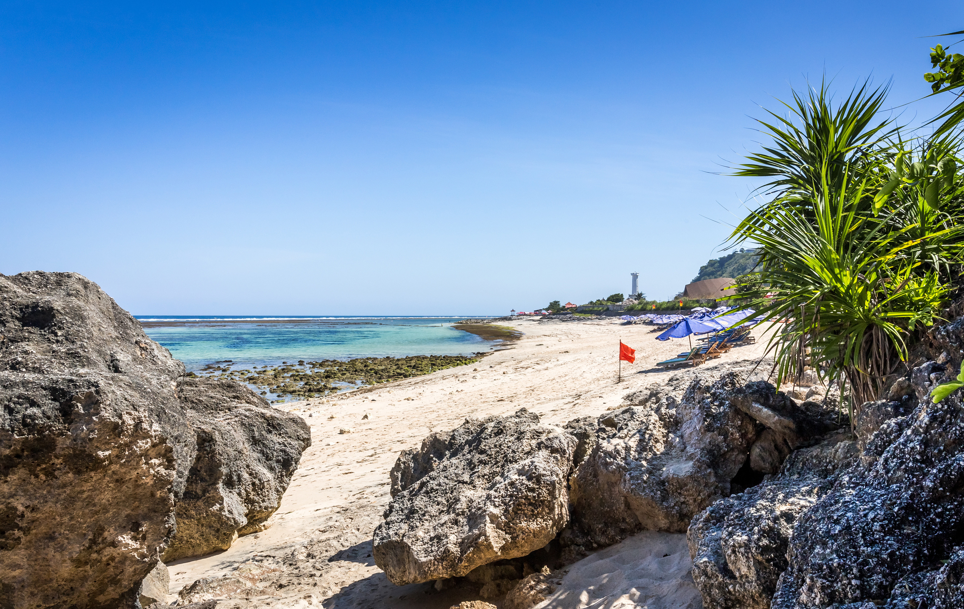 beautiful Pandawa beach in Bali