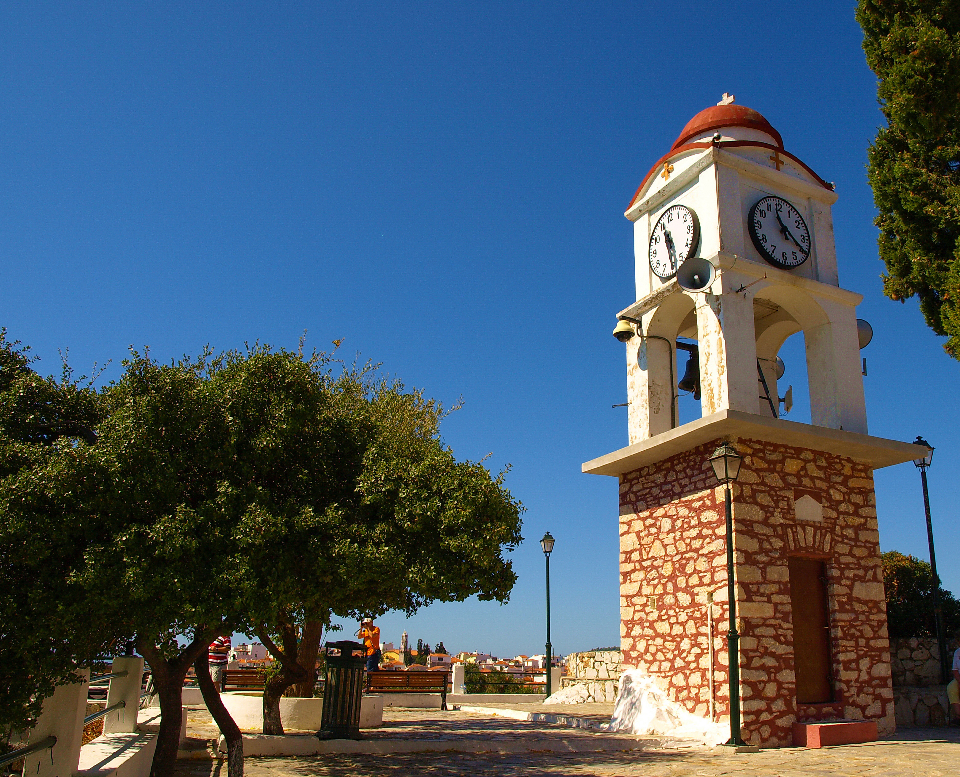 Photo of the Agios Nikolaos Church and Clock Tower