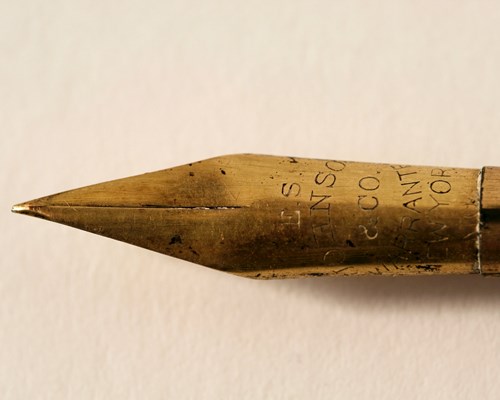 Ancient gold pen