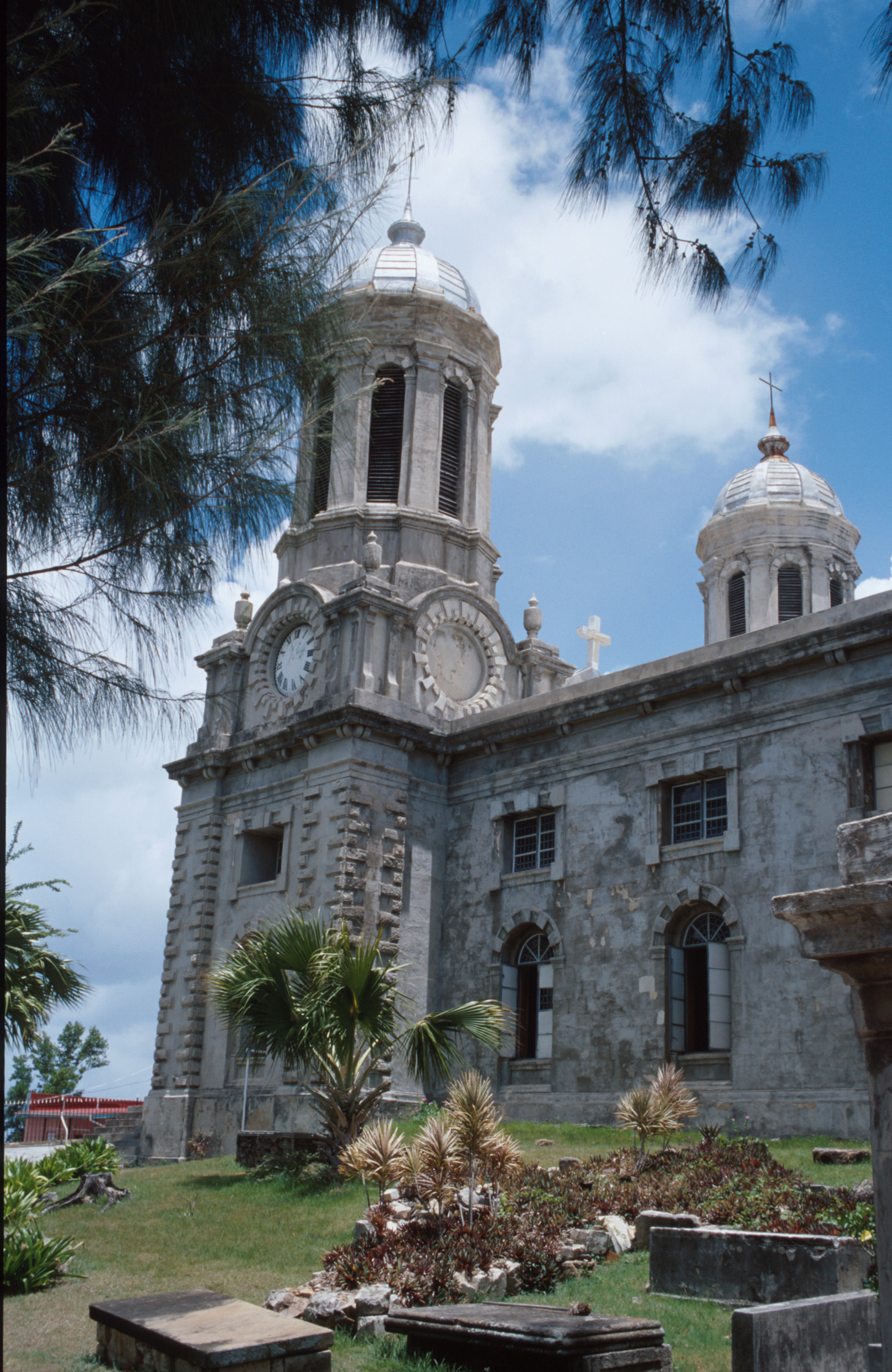 Exterior of St Johns Cathedral in Antigua